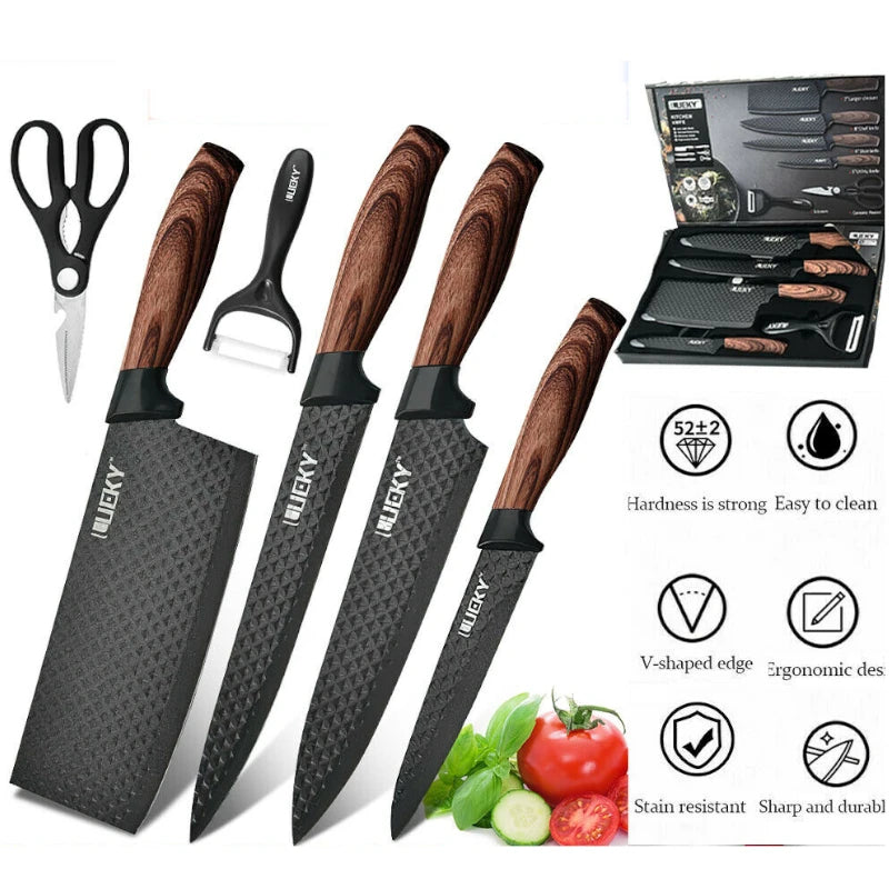 Stainless Steel Forged Kitchen Knife Set