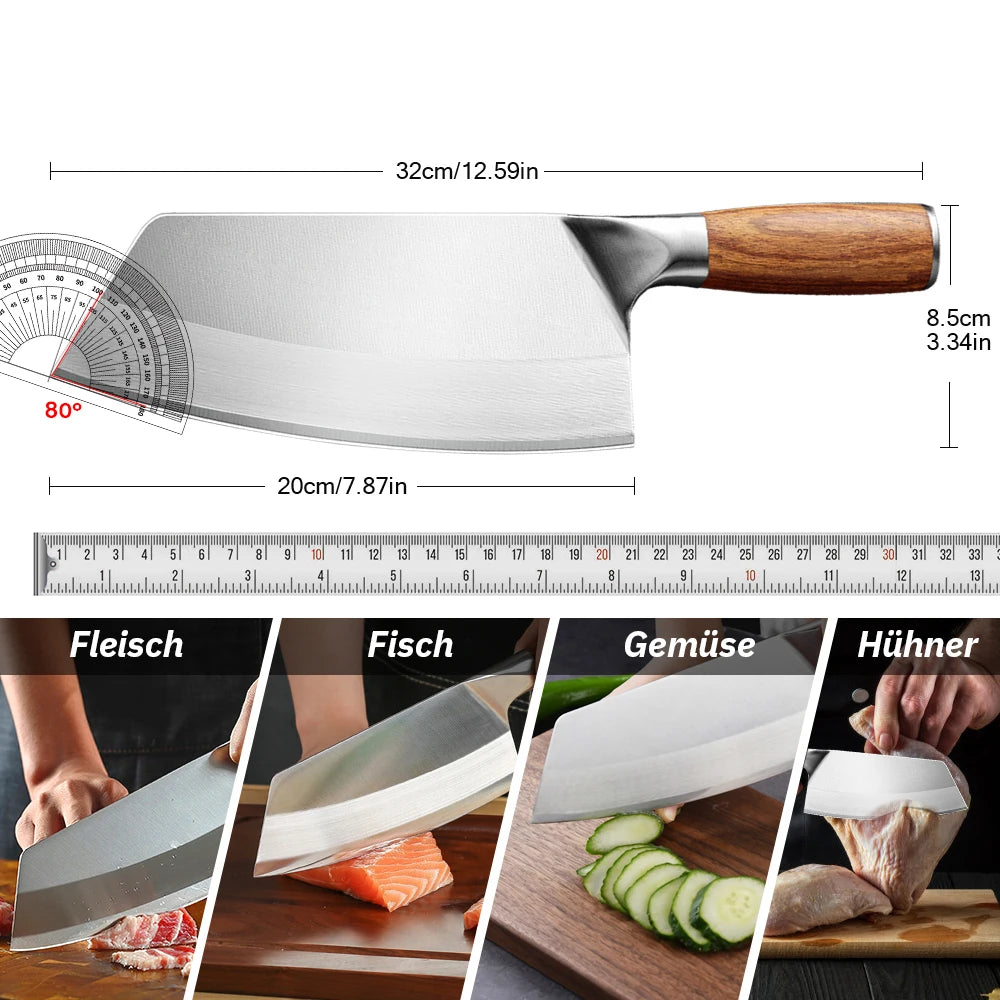 Japanese Damascus Style Chef Knife