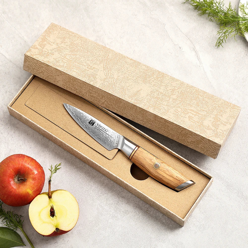 XINZUO 3.5'' Paring Knife – 73-Layer Damascus Steel