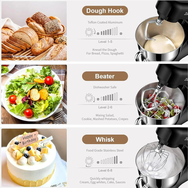 4.8QT Kitchen Electric Stand Mixer