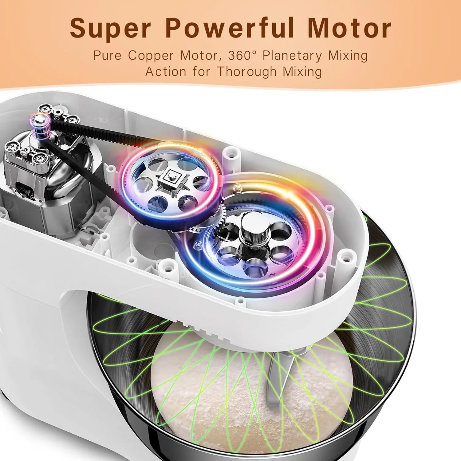 Stand Mixer – 4.8QT Kitchen Electric Mixer