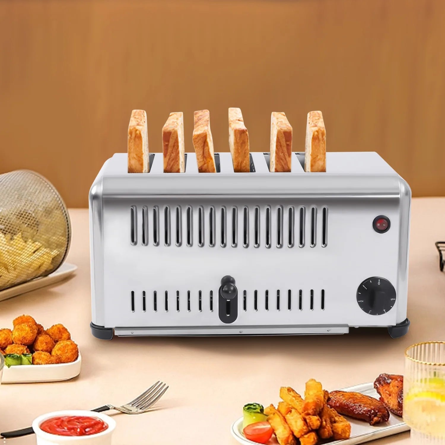 6-Slot Commercial Toaster