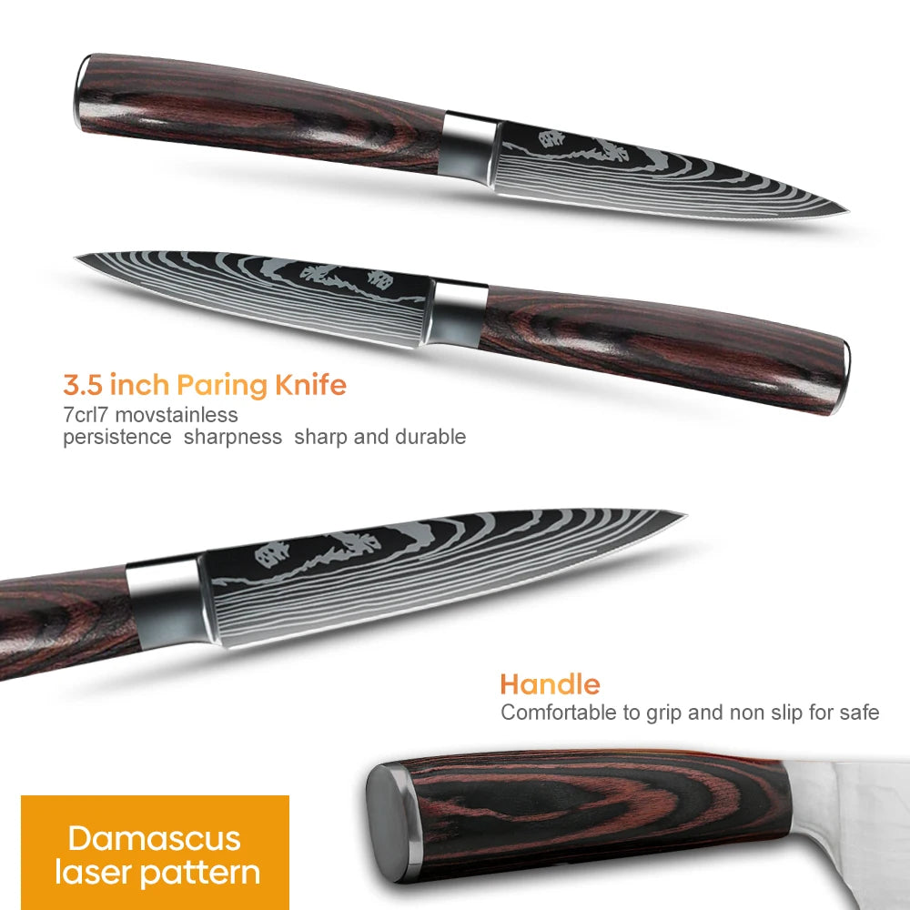 Professional 3.5" Paring Knife – High Carbon Stainless Steel