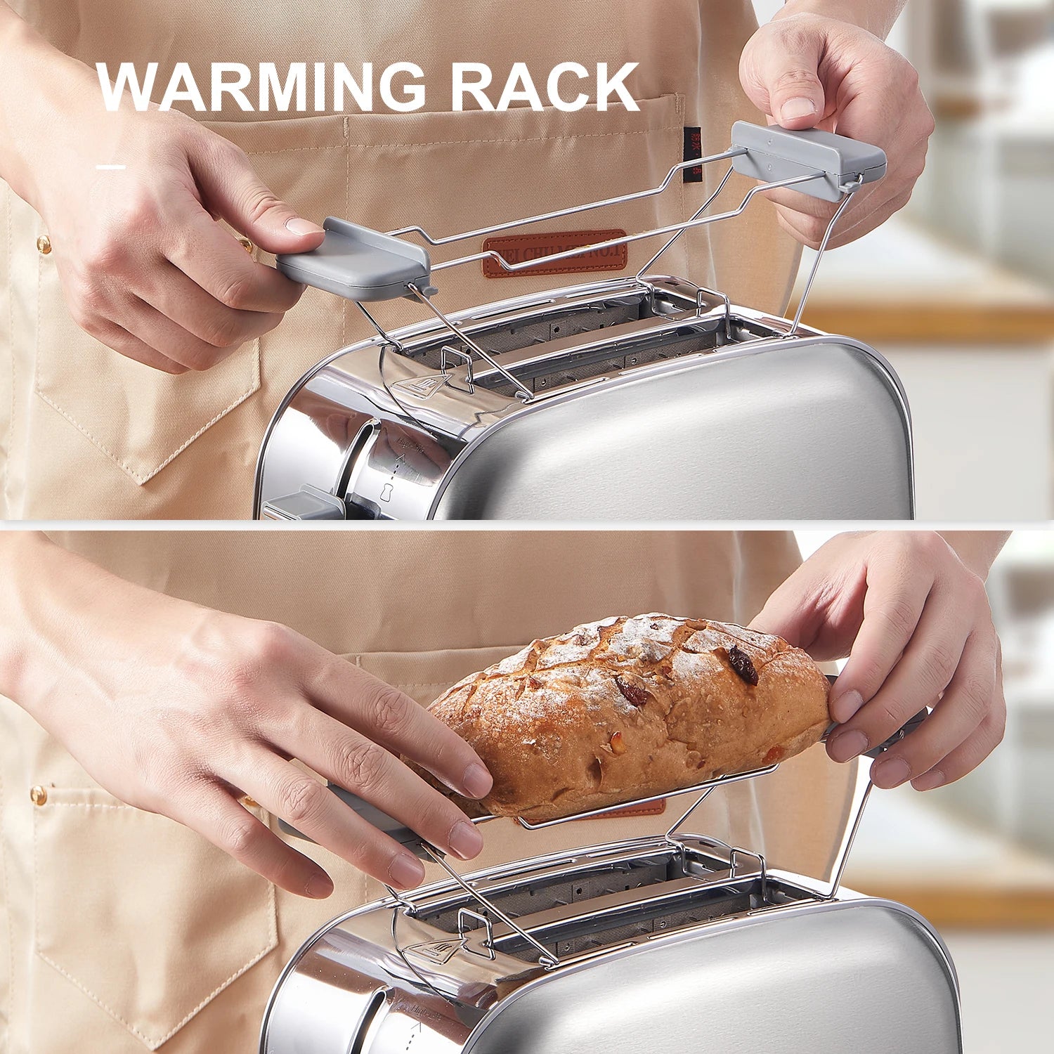 Retro 2-Slice Bagel Toaster