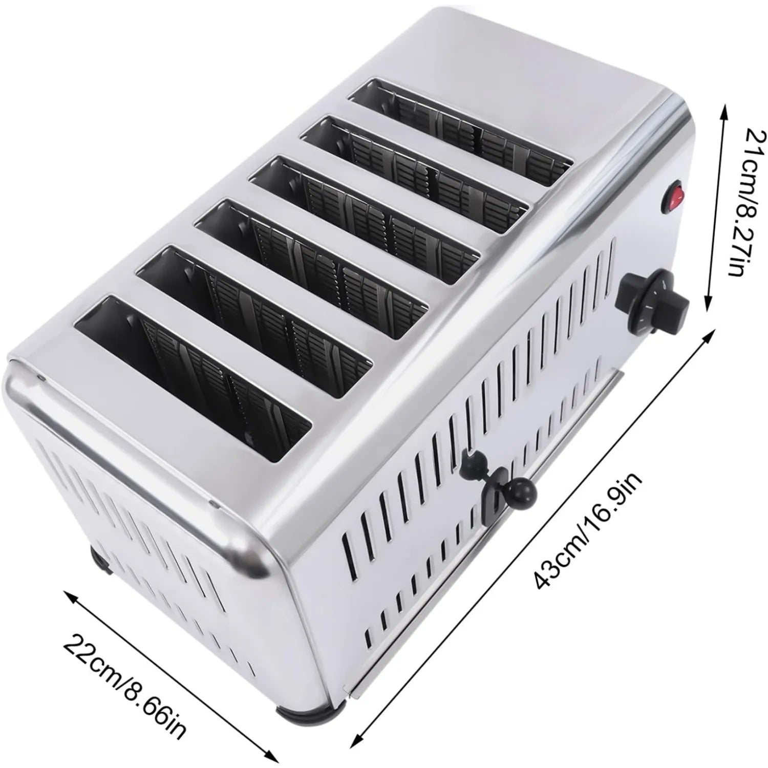 6-Slot Commercial Toaster