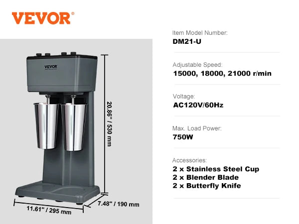 VEVOR Milkshake Maker