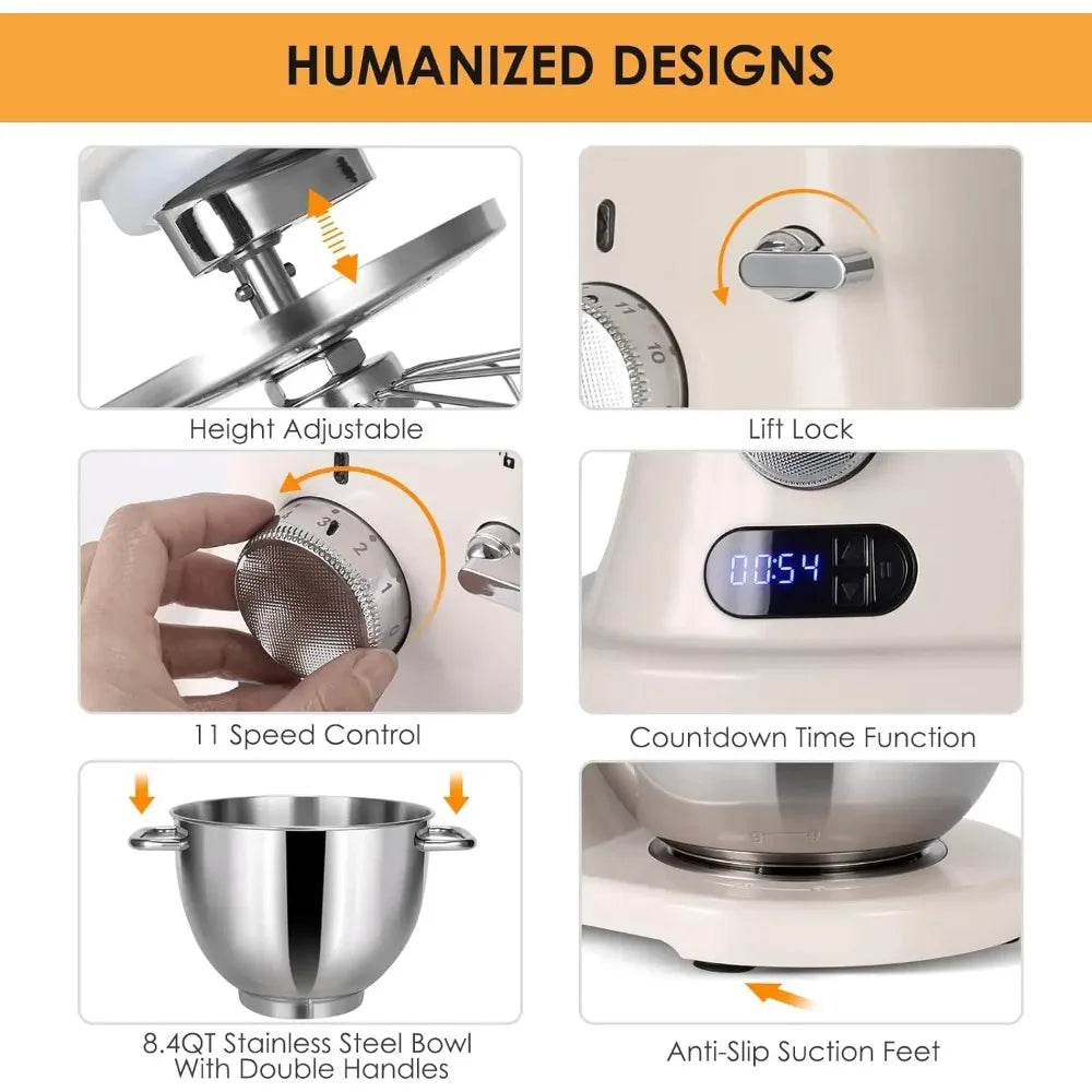 8.4QT Commercial Stand Mixer