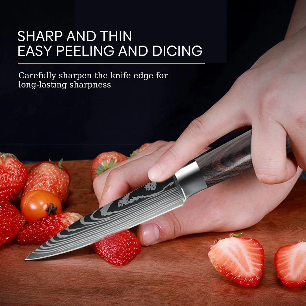 Professional 3.5" Paring Knife – High Carbon Stainless Steel