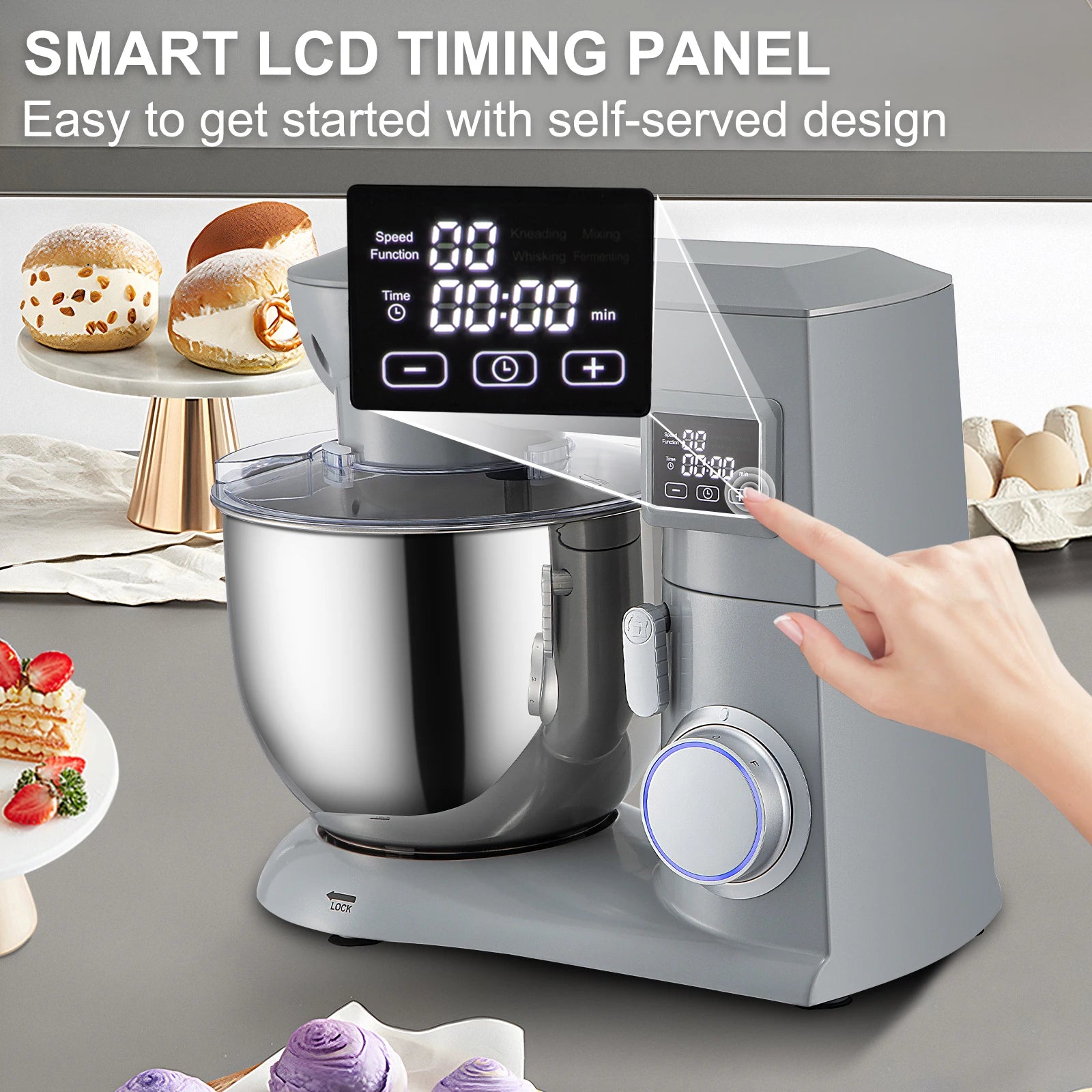 VEVOR Stand Mixer – 450W Electric Dough Mixer