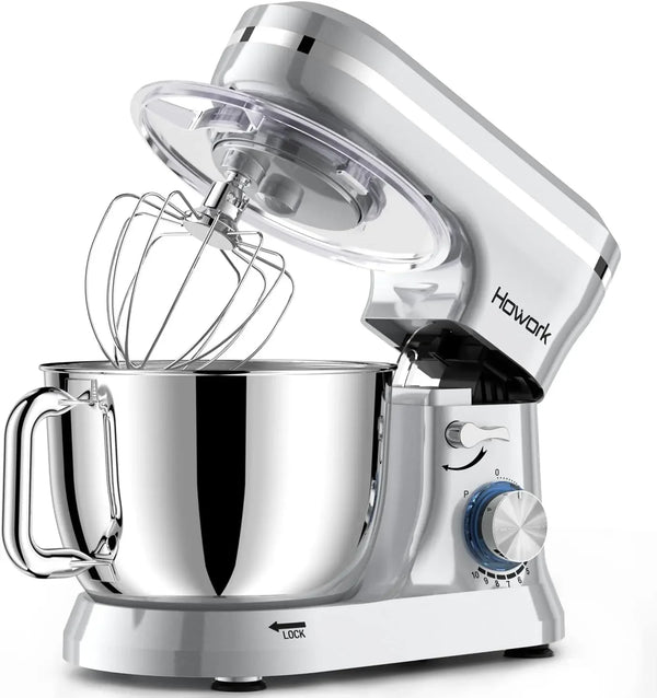 Electric Stand Mixer – 10+P Speeds, 6.5QT Stainless Steel Bowl