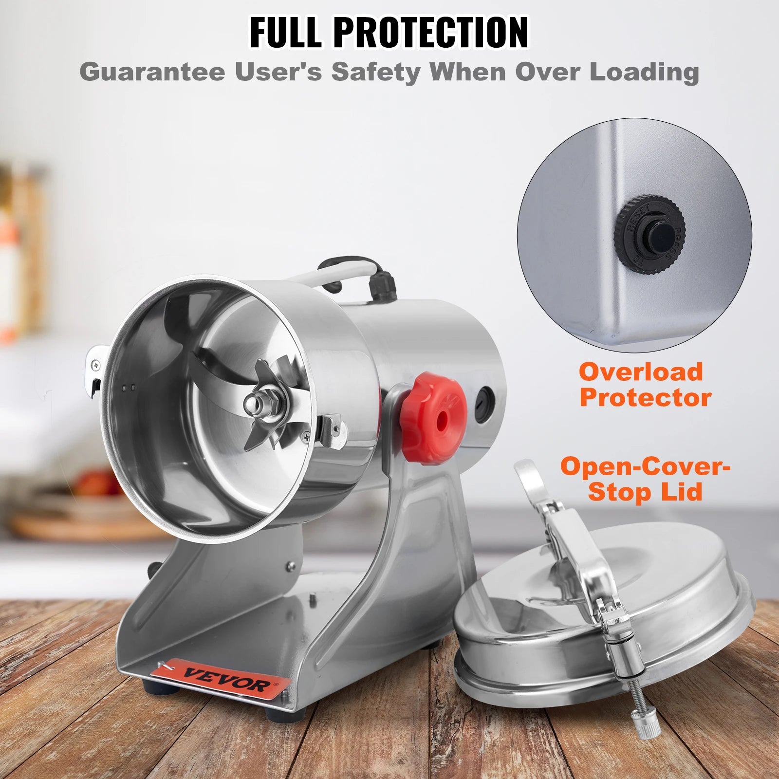 VEVOR 700g Electric Grain Mill Grinder