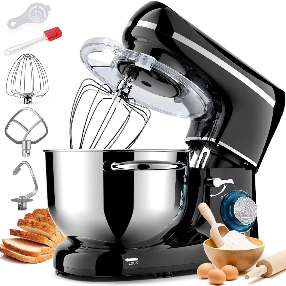 Stand Mixer – 6.5QT, 660W, 6-Speed Tilt-Head