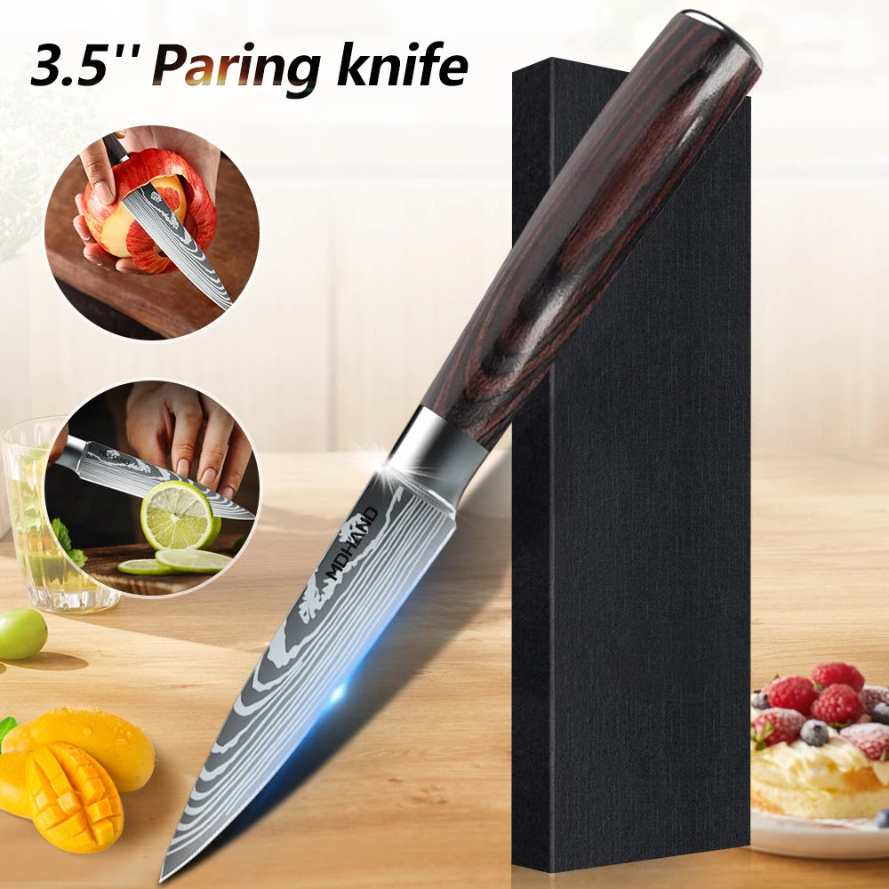 Professional 3.5" Paring Knife – High Carbon Stainless Steel