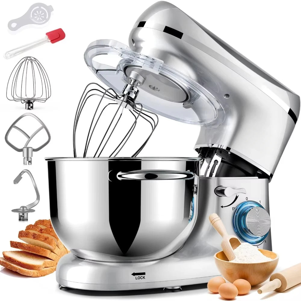 Stand Mixer – 6.5QT, 660W, 6-Speed Tilt-Head