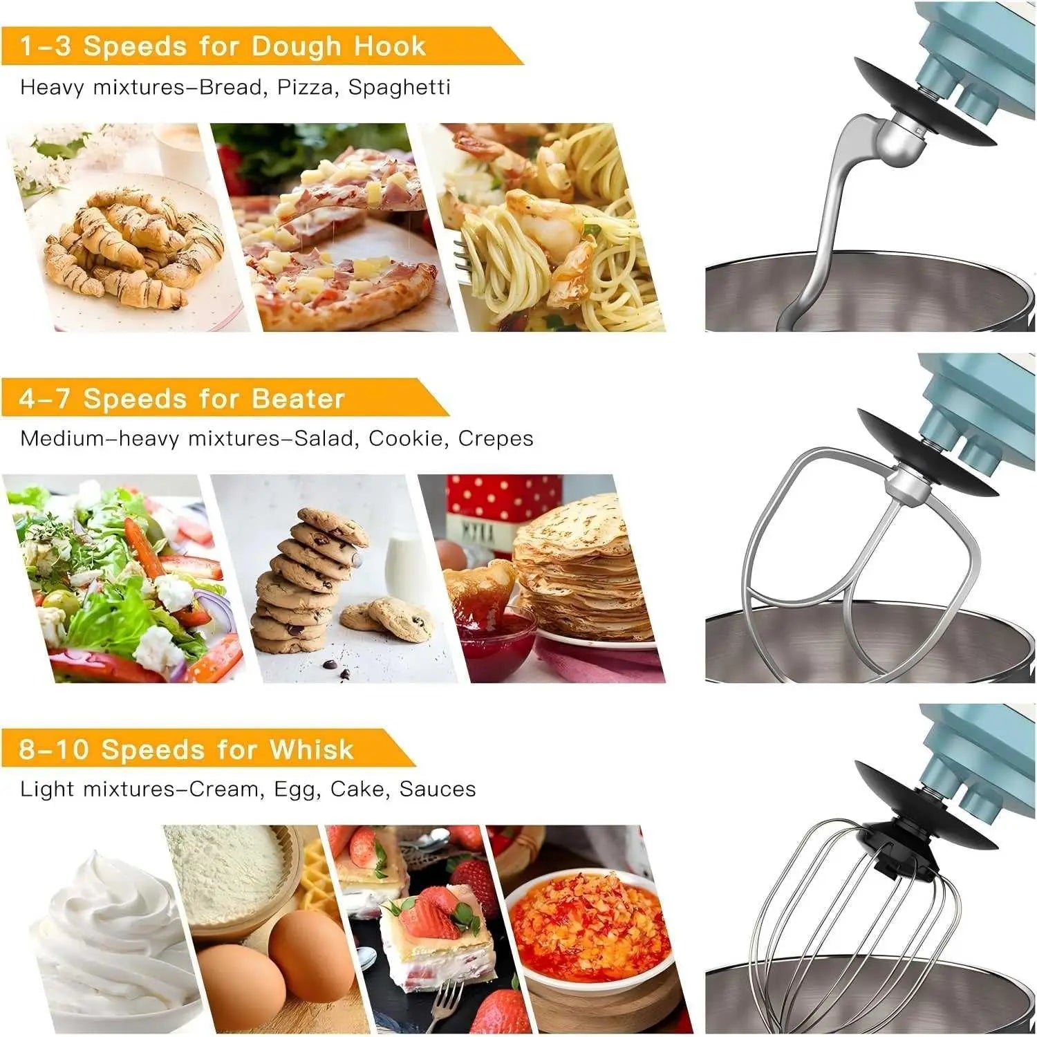 Stand Mixer – 7.5QT Bowl with Handle