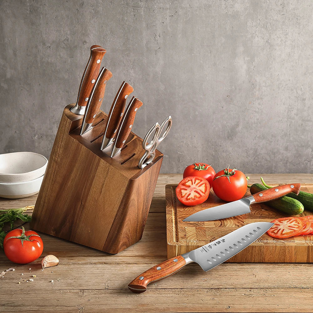 HEZHEN 8PC Kitchen Knife Set