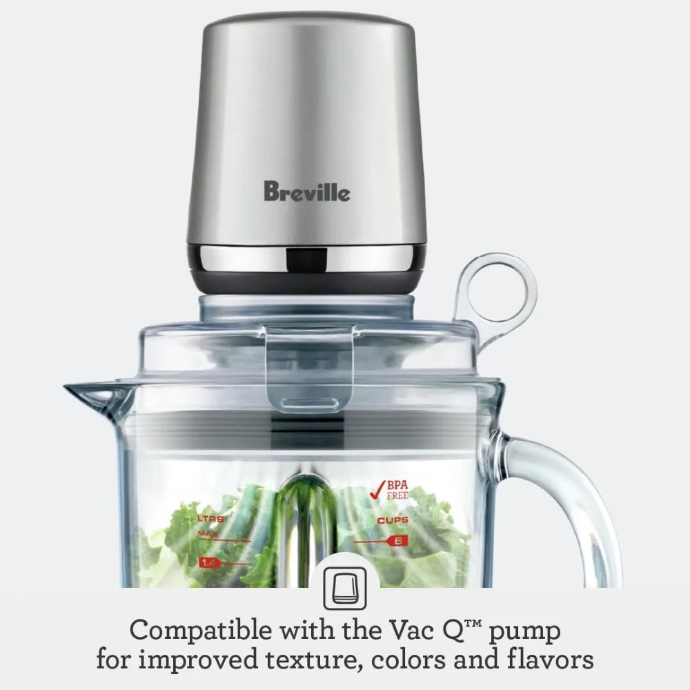 Brushed Stainless Steel, High-Performance Blender