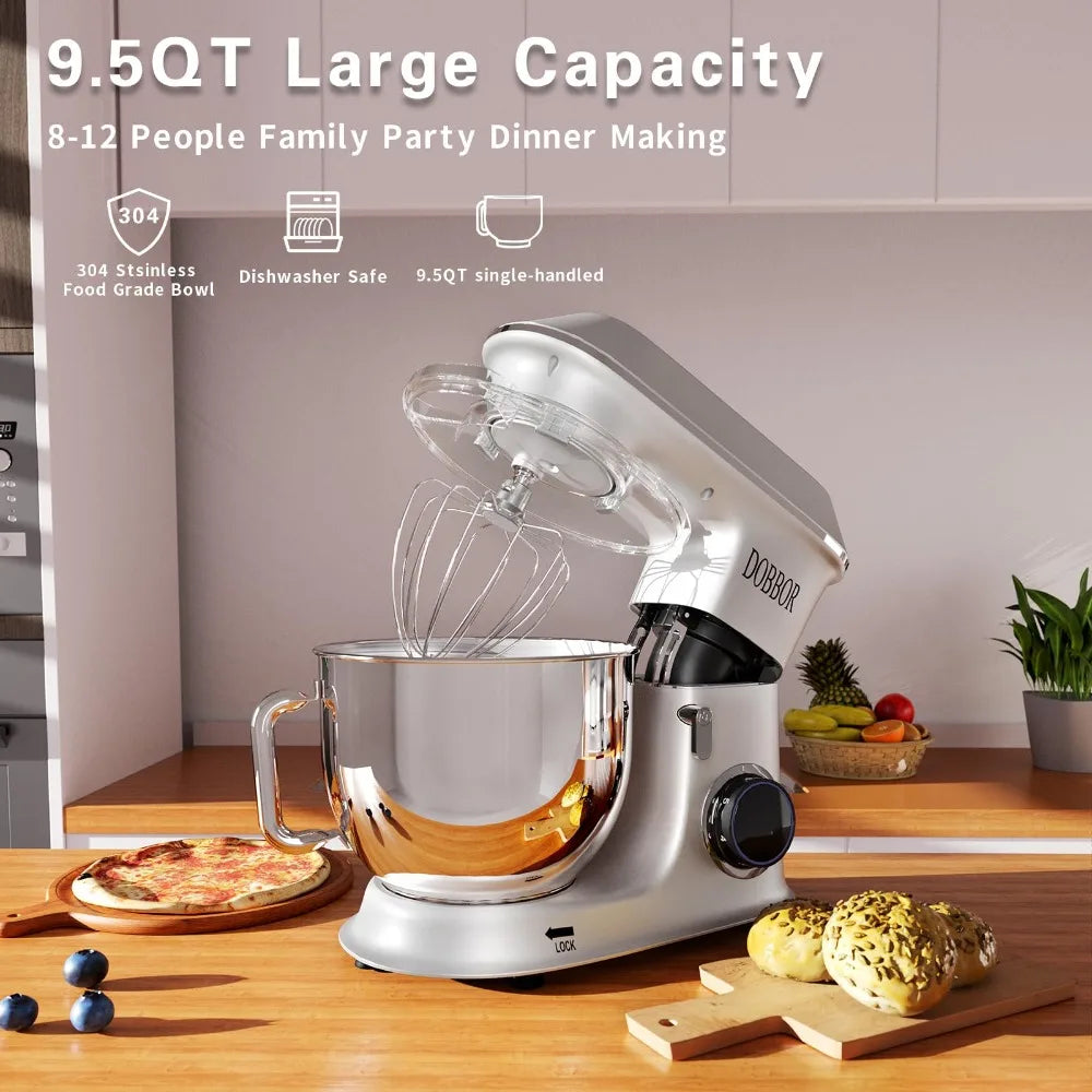 Electric Stand Mixer – 9.5QT, 660W, 7 Speed