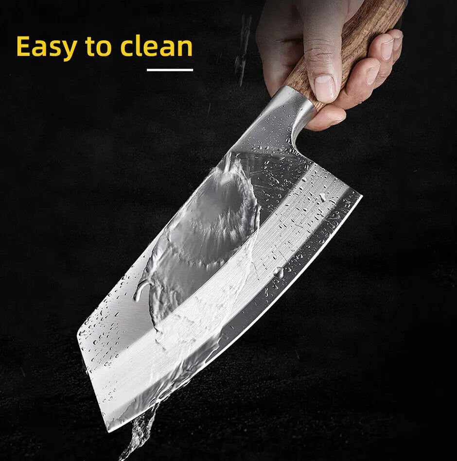 Damascus Kitchen Knife Cleaver