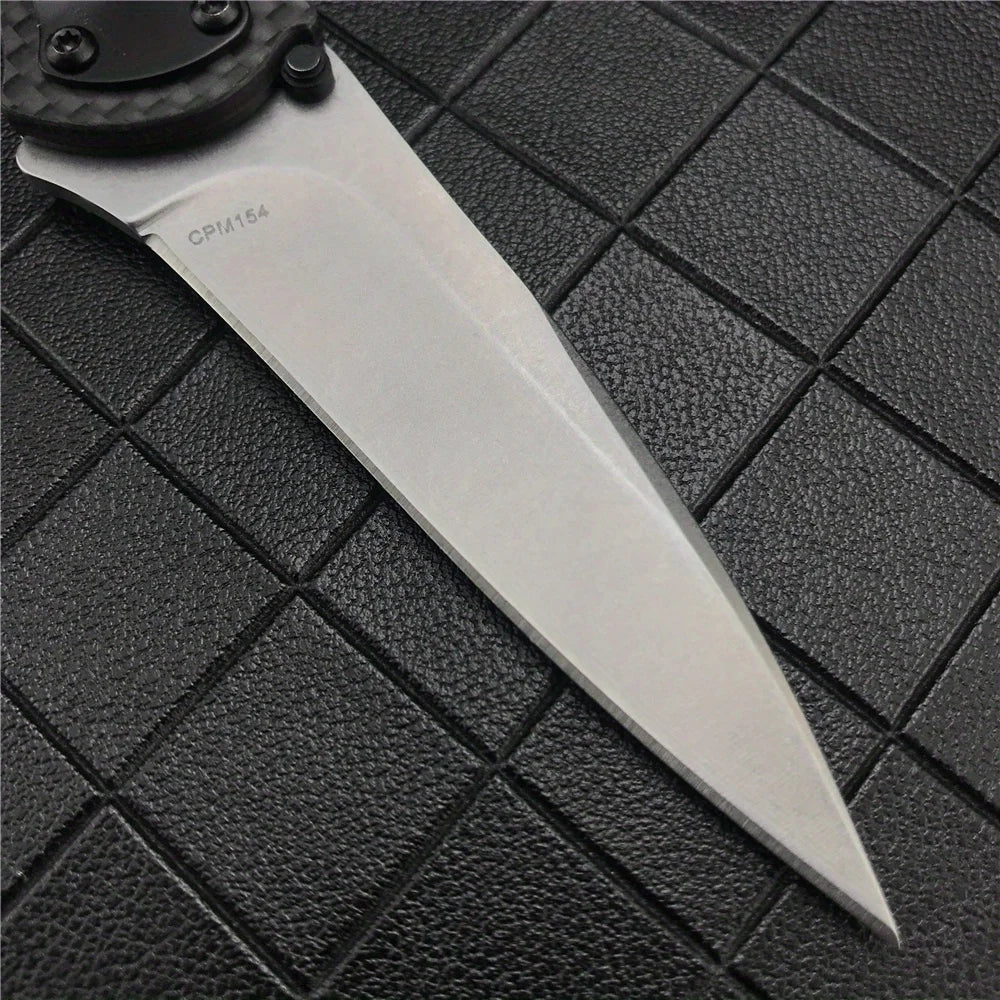 1660 Folding Pocket Knife – Carbon Fiber G10, EDC Survival Tool