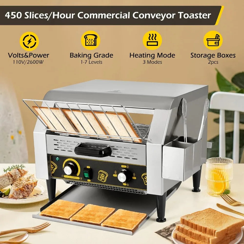 Commercial 450 Slices/Hour Toaster