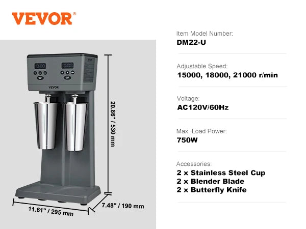 VEVOR Milkshake Maker