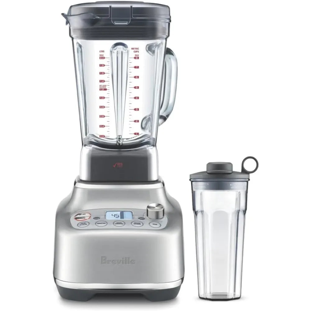 Brushed Stainless Steel, High-Performance Blender